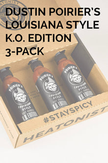 Dustin Poirier Hot Sauce - KO Edition 3 Pack X5