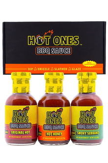 Hot Ones BBQ Trio Pack (Original / Hot Honey / Smoked Serrano) K4