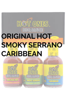Hot Ones BBQ Trio Pack (Original / Smoked Serrano / Caribbean) U9