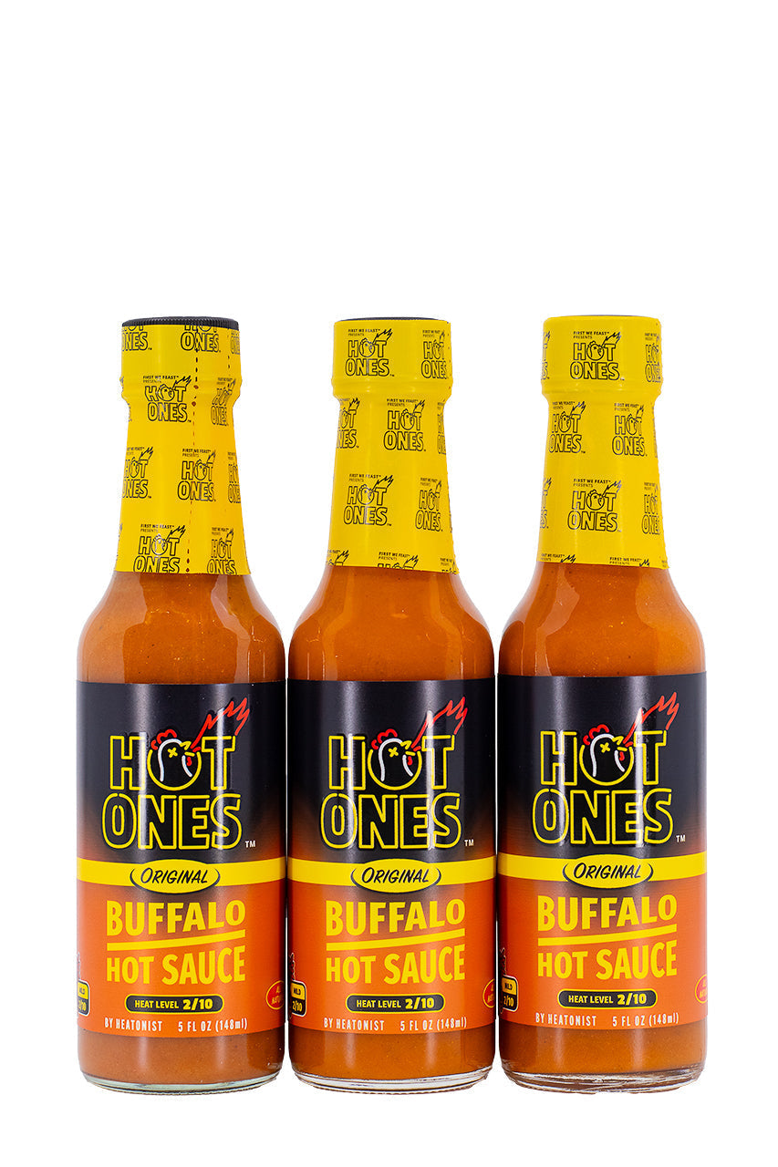 Buffalo Hot Sauce 3-Pack | Hot Ones Hot Sauce T4