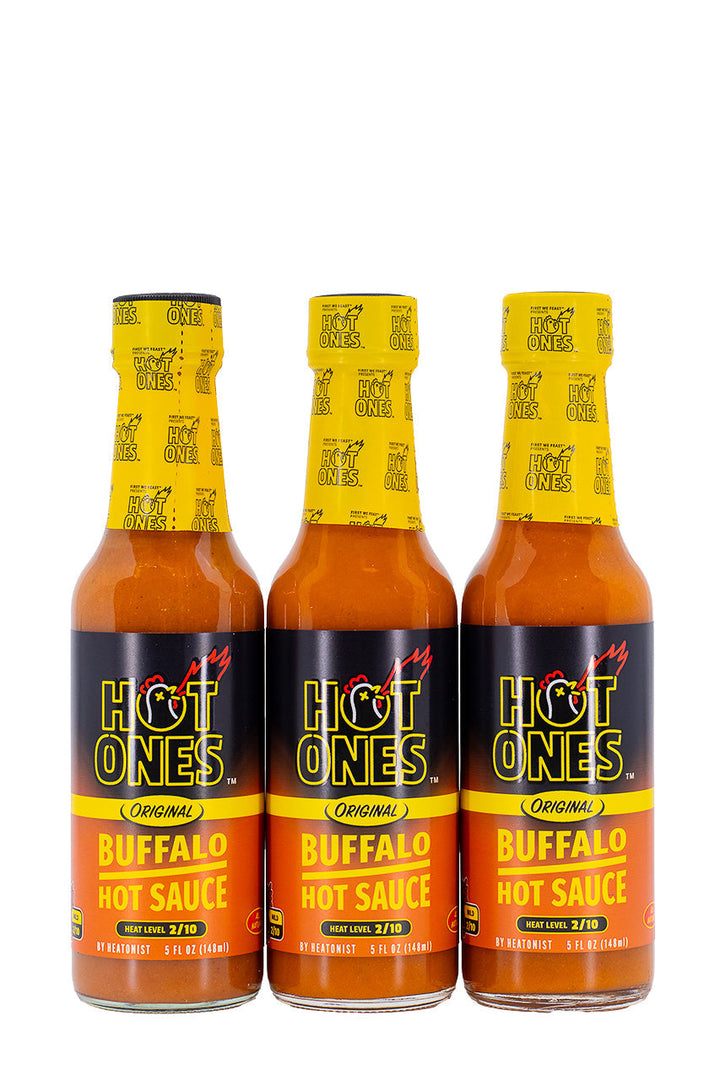Buffalo Hot Sauce 3-Pack | Hot Ones Hot Sauce T4