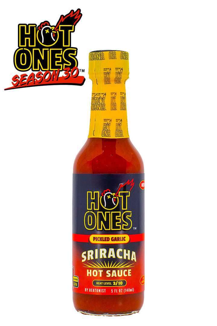Pickled Garlic Sriracha | Hot Ones Hot Sauce G6