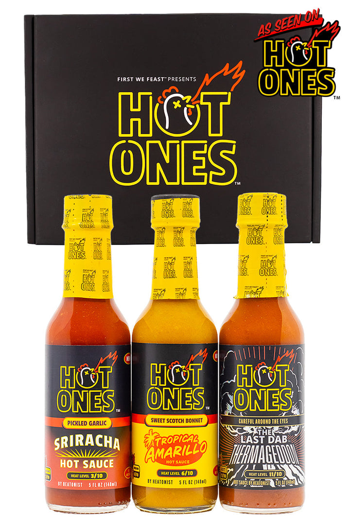 Hot Ones Hot Sauce Trio Pack - Season 30 O2