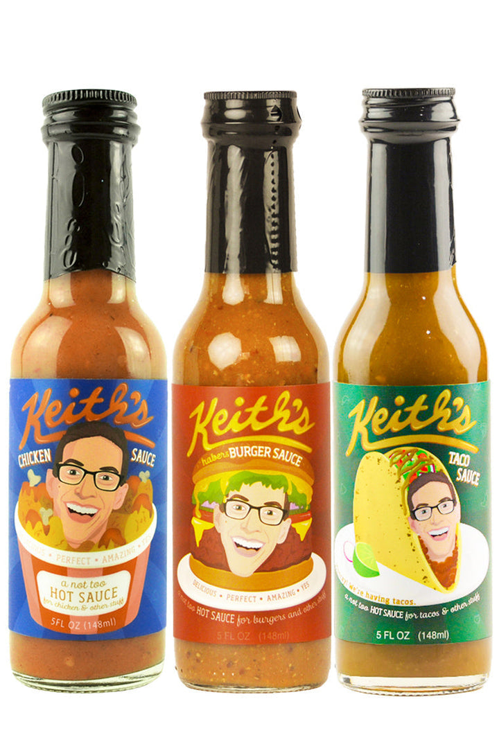 Keith's Hot Sauce Trio Pack V5