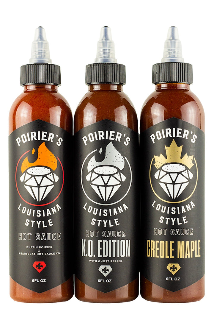 Poirier's Louisiana Style Hot Sauce Trio Pack | Dustin Poirier’s Louisiana Style M4